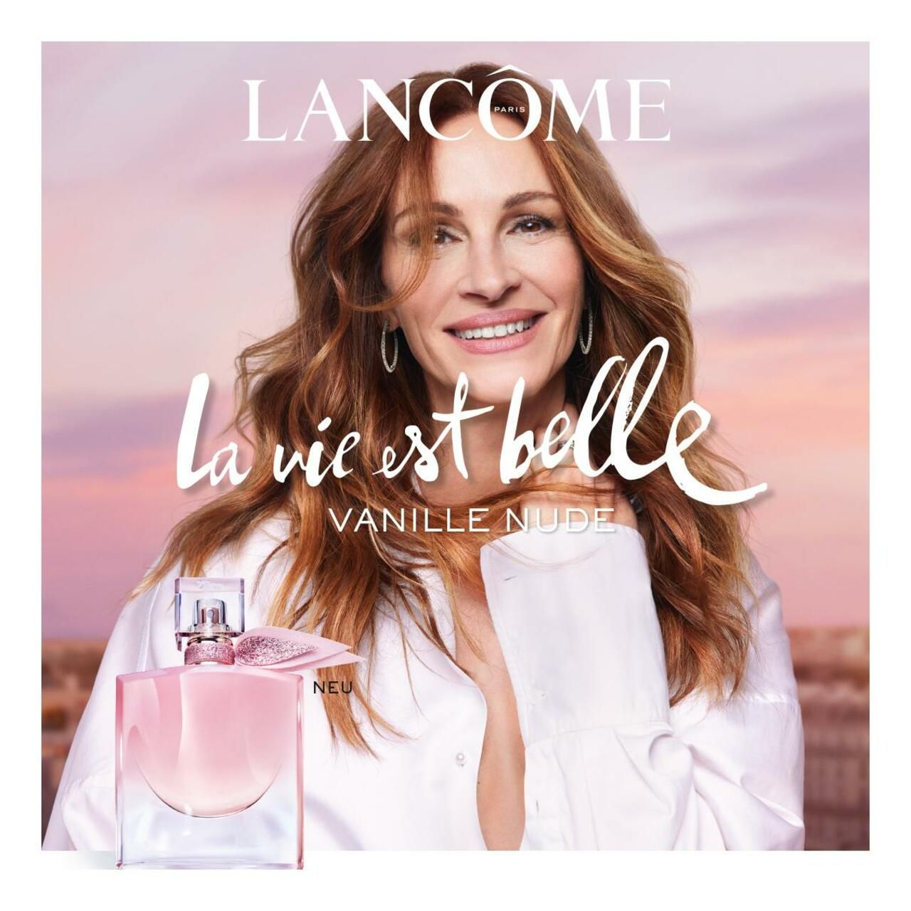 Lancôme La vie est belle Vanille Nude Eau de Parfum mit Julia Roberts.