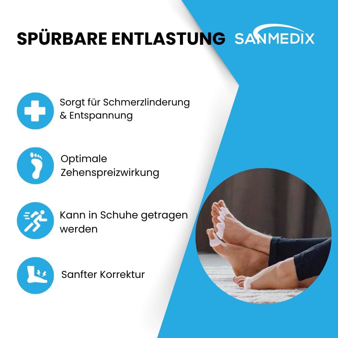 Sanmedix® Zehenspreizer für alle Zehen