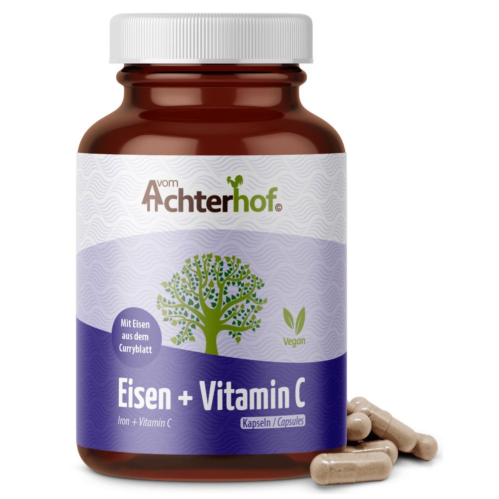 Achterhof Eisen + Vitamin C Kapseln