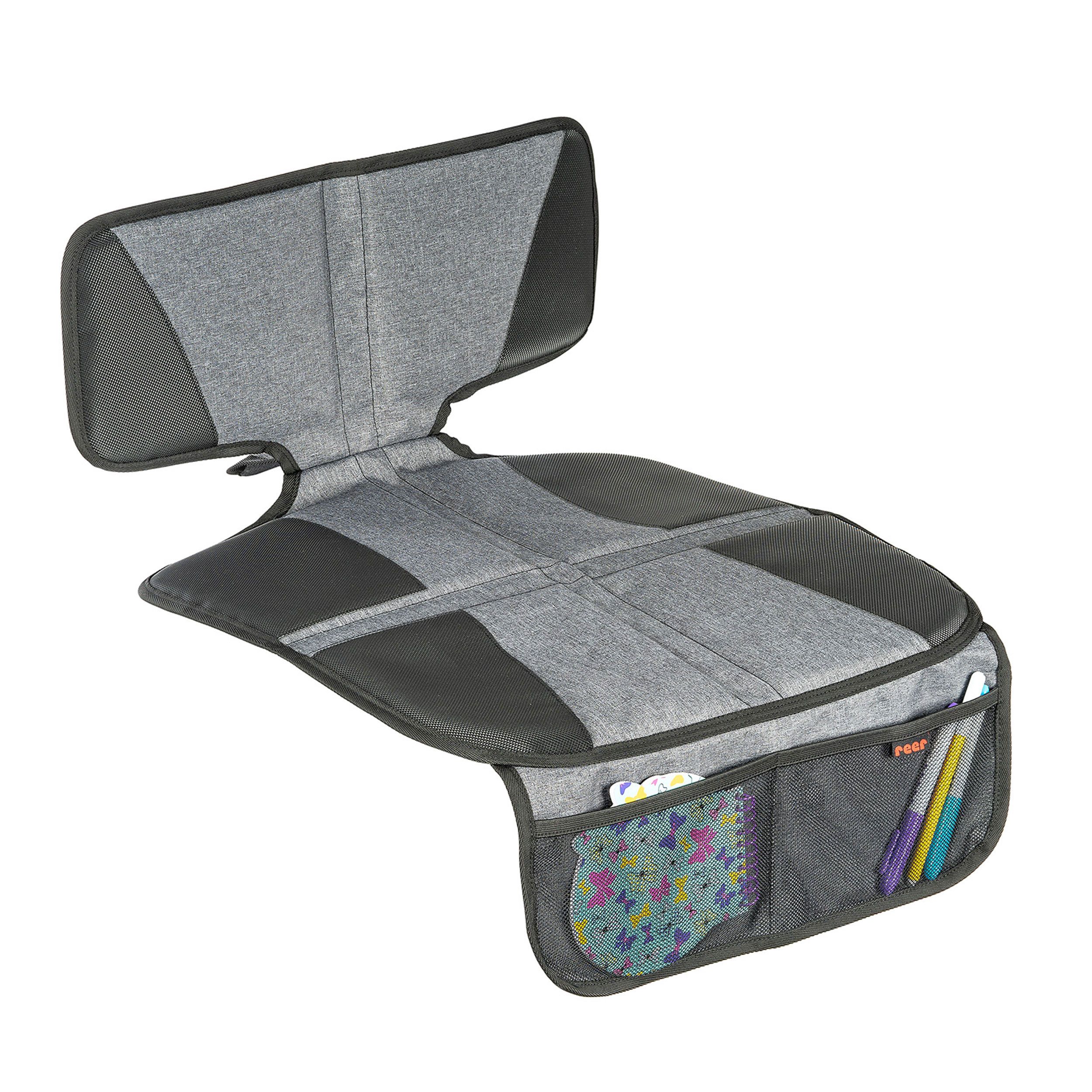 reer TravelKid Protect Autositz-Schutzunterlage, mit Taschen