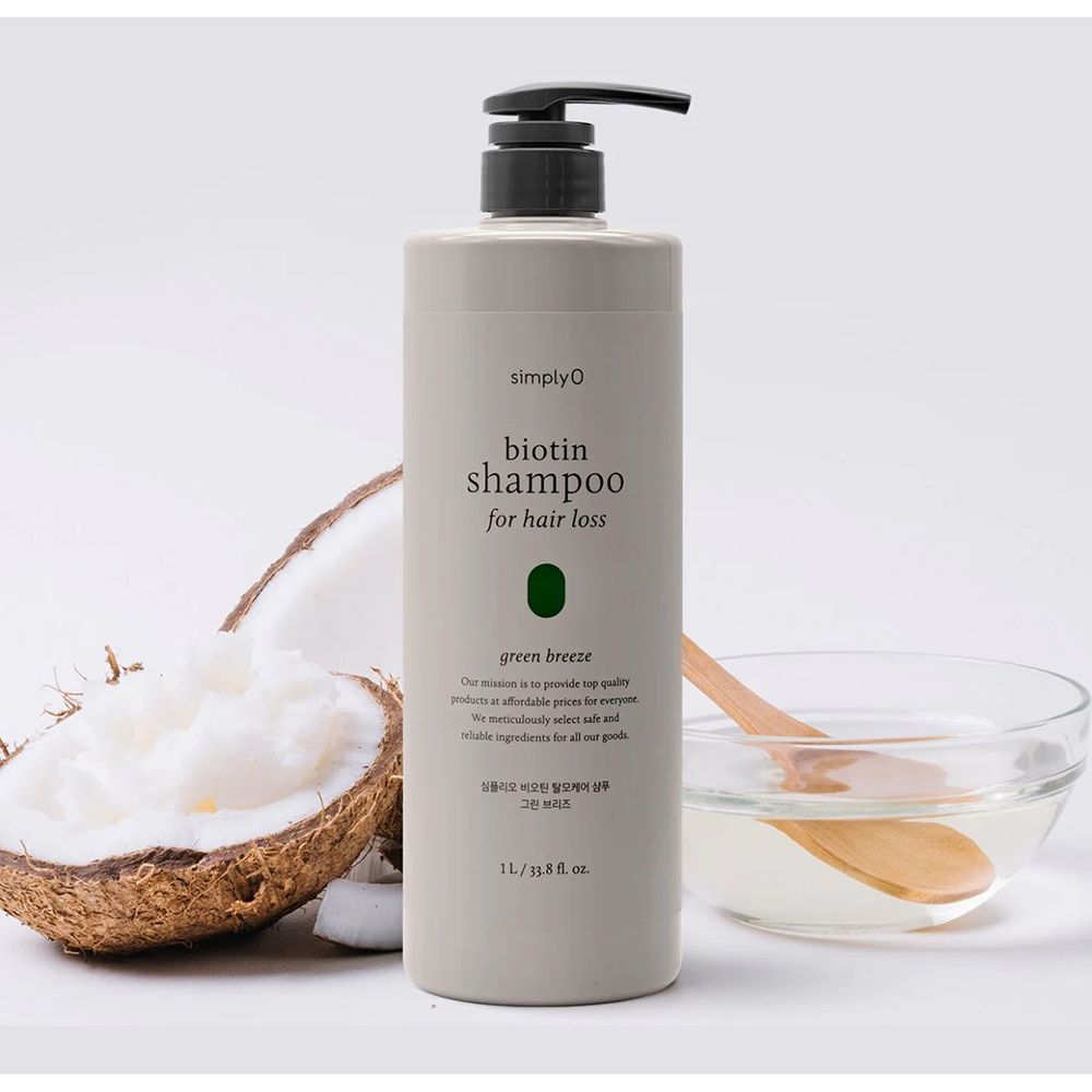 SIMPLYO Biotin Hair Loss Green Breeze Shampoo