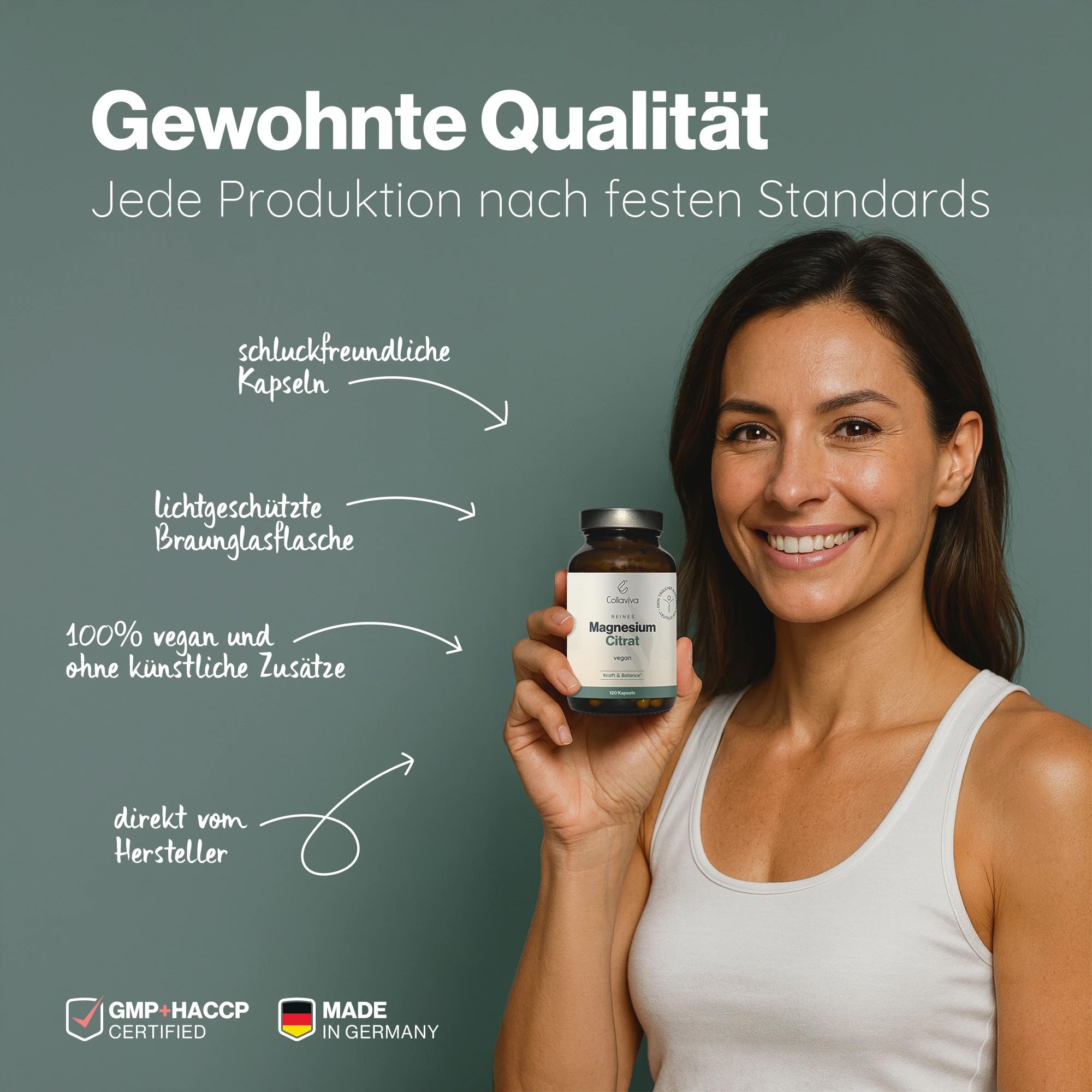 Collaviva Magnesium Citrat vegan  Kapseln