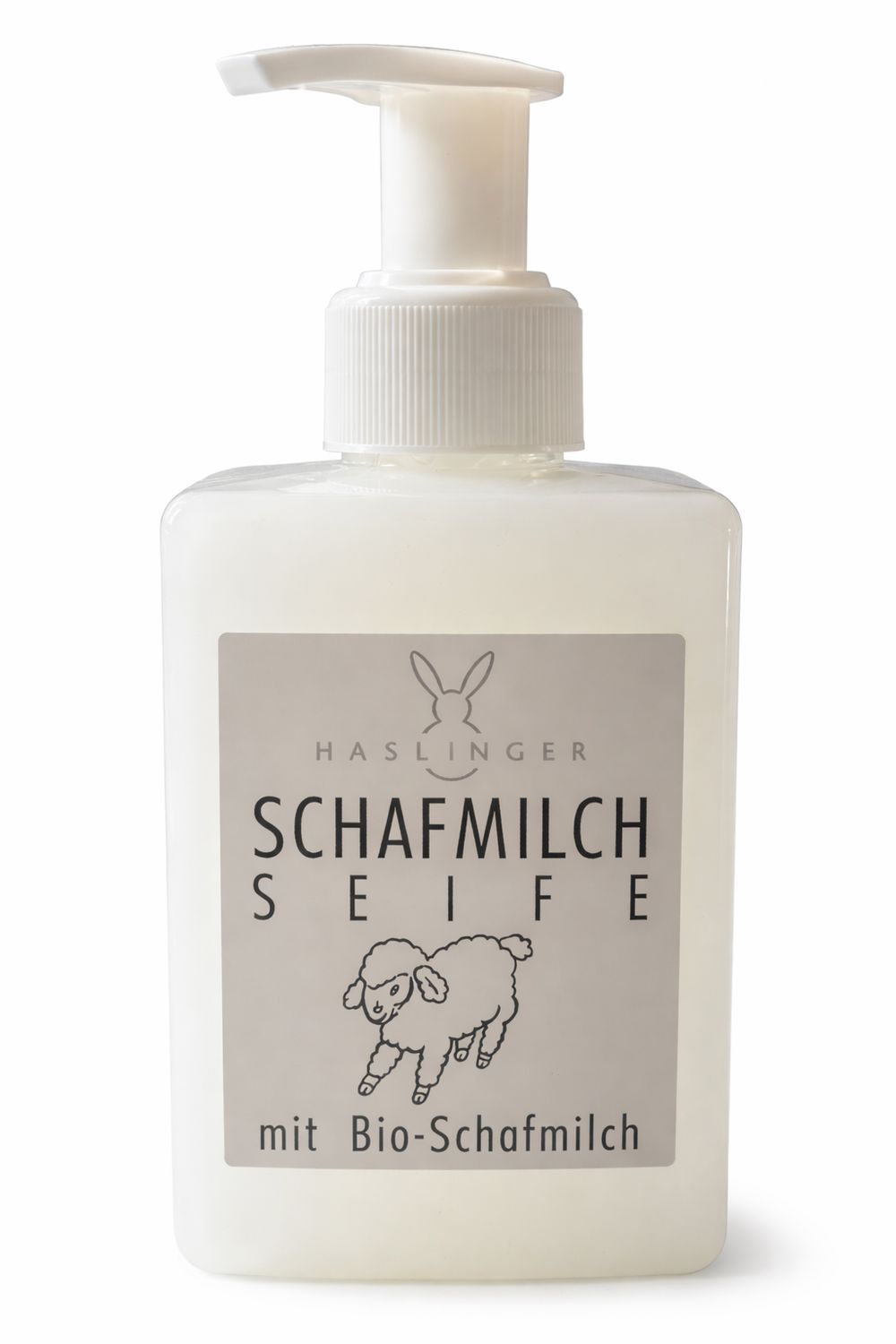 Haslinger Schafmilch Flüssigseife mit Bio-Schafmilch im Spender 250 ml
