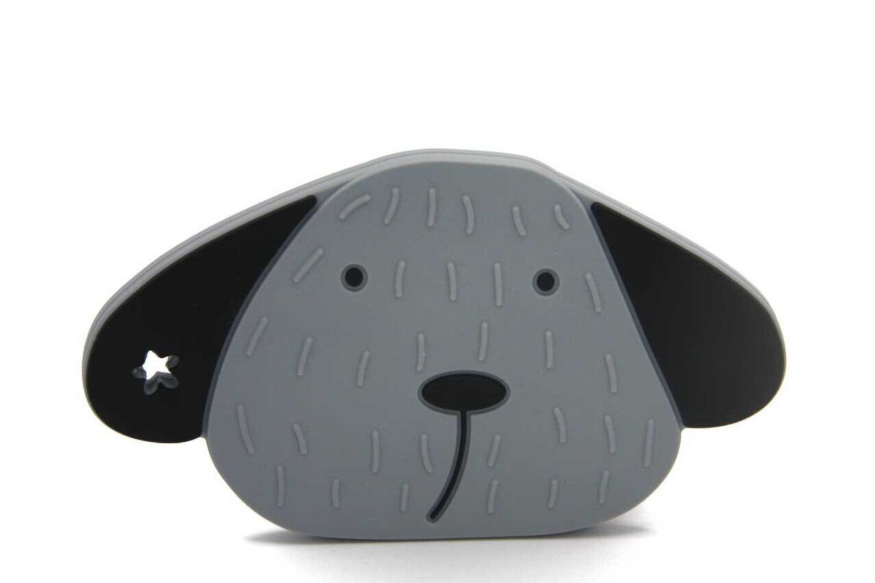 the cotton cloud Milo the Dog Beißring Grey