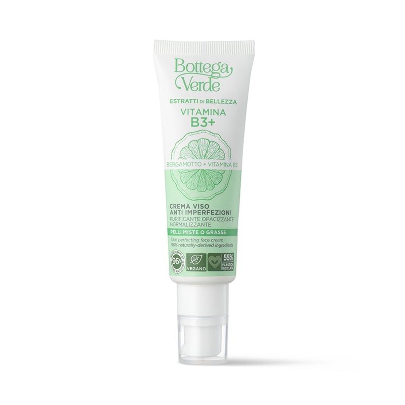 Bottega Verde Estratti di bellezza - Vitamina B3+ - Crema viso anti imperfezioni
