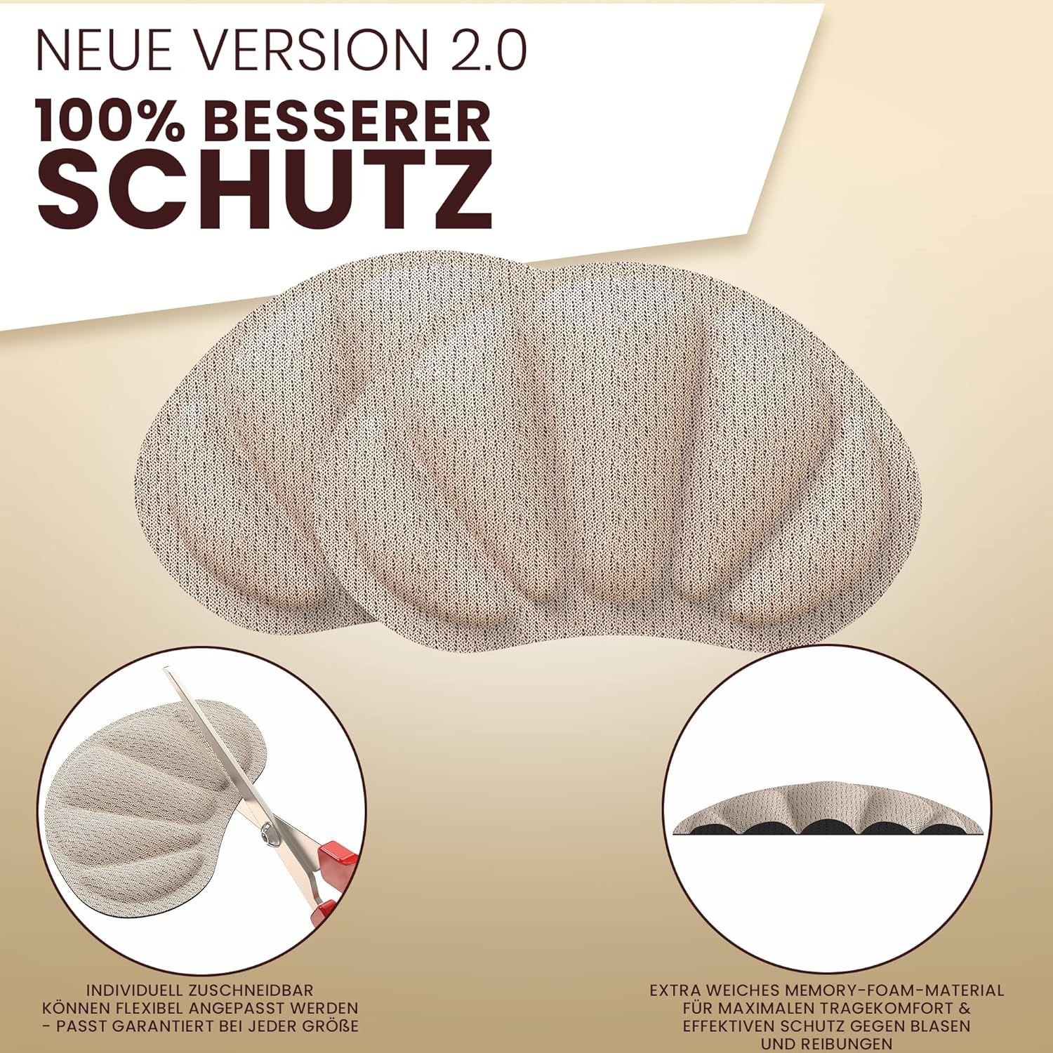 FERSENFREUND© Fersenpolster Schuheinlagen