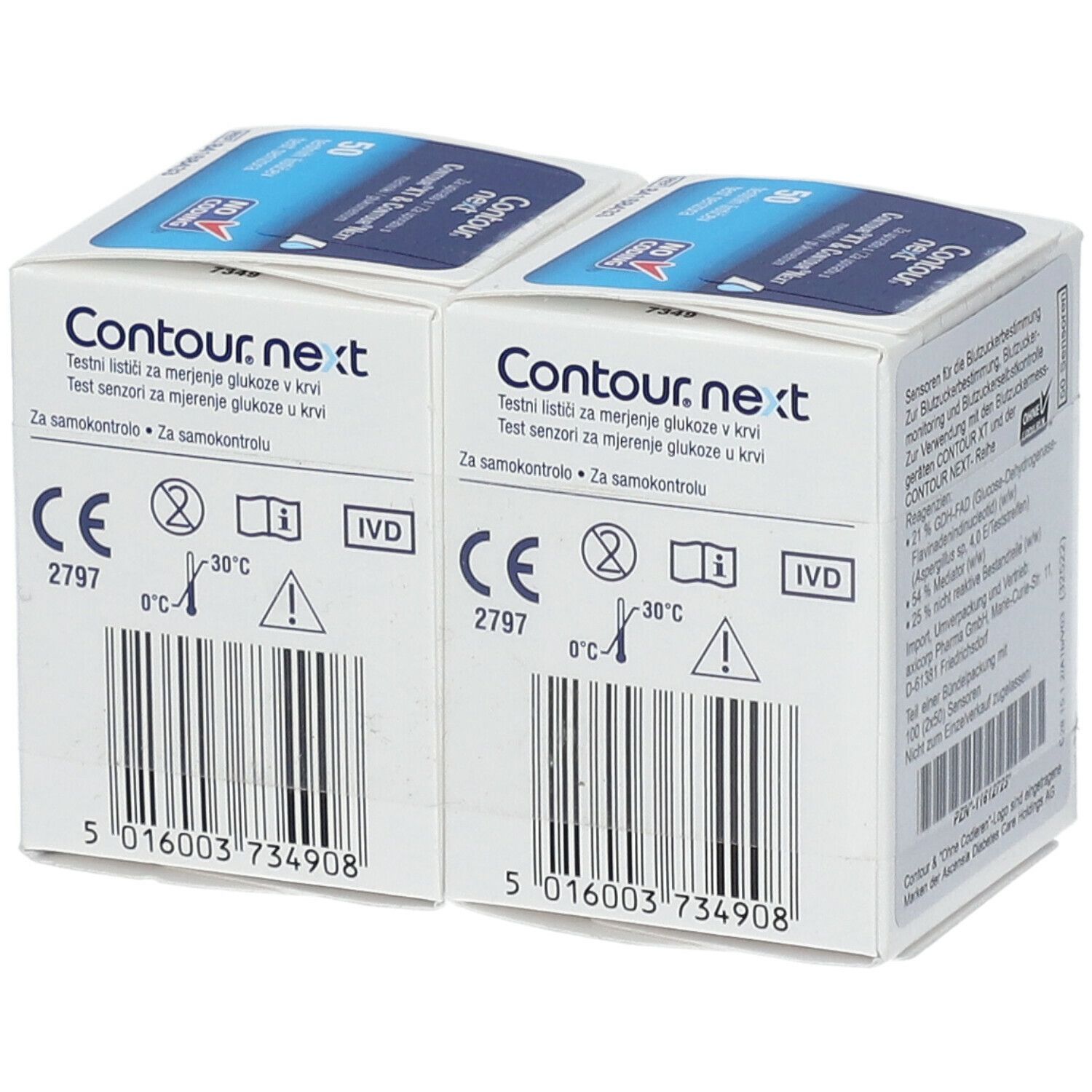 CONTOUR next Sensoren Teststreifen