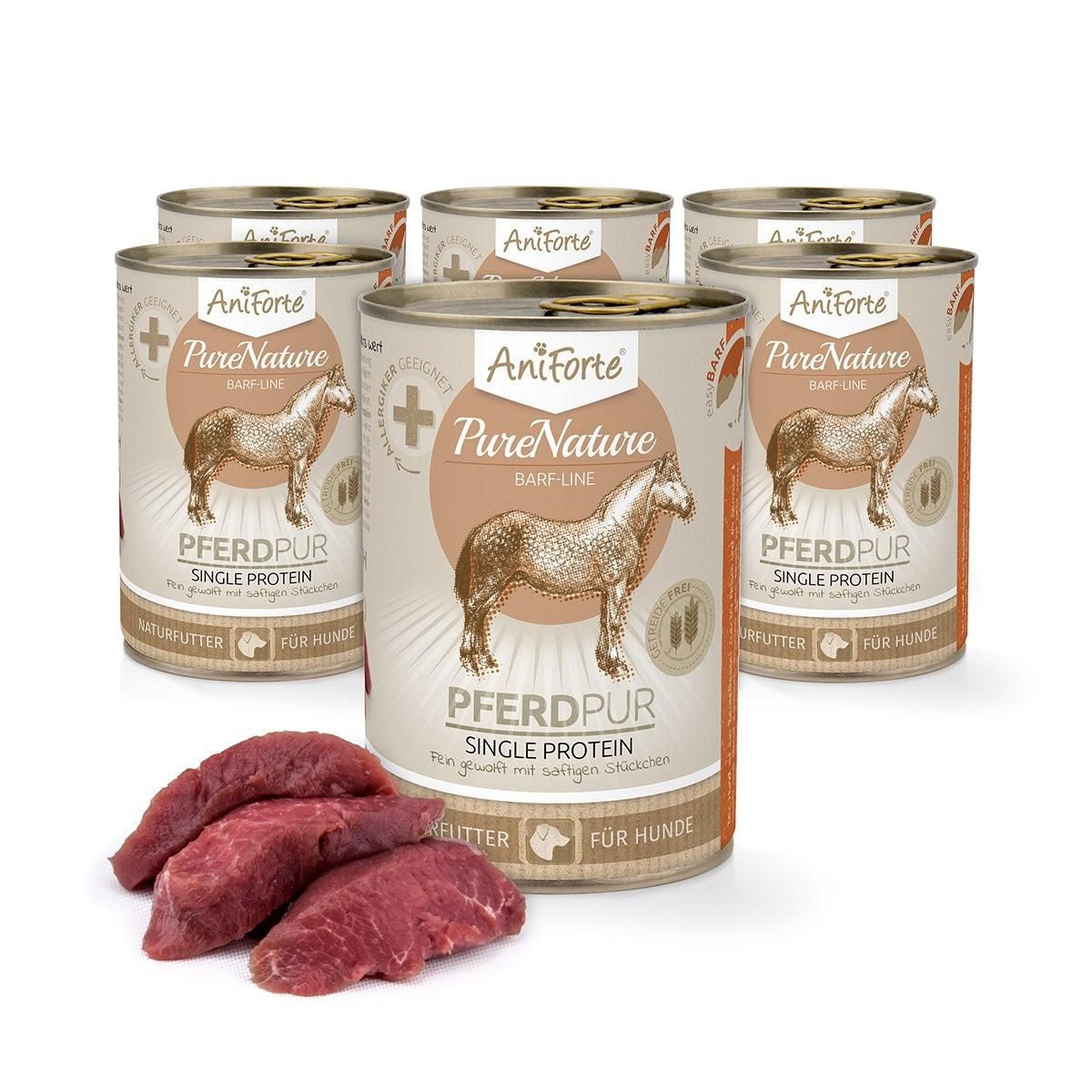Aniforte Nassfutter Pferd Pur