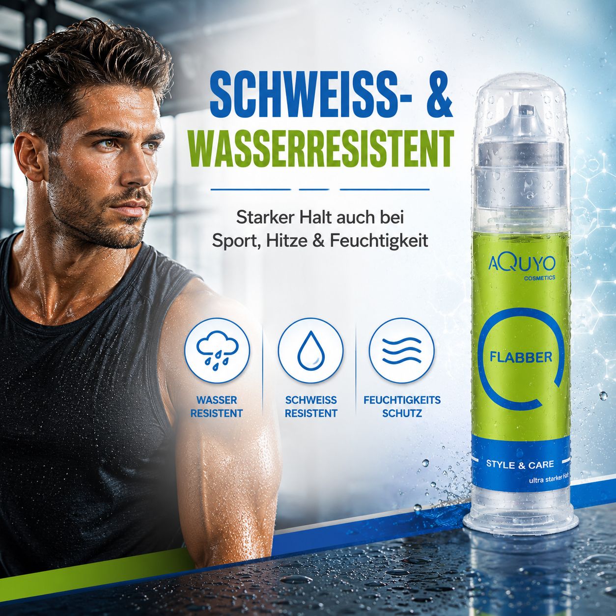 Flabber Haargel extra starker Halt | Stylinggel für eine ideale Haarfrisur