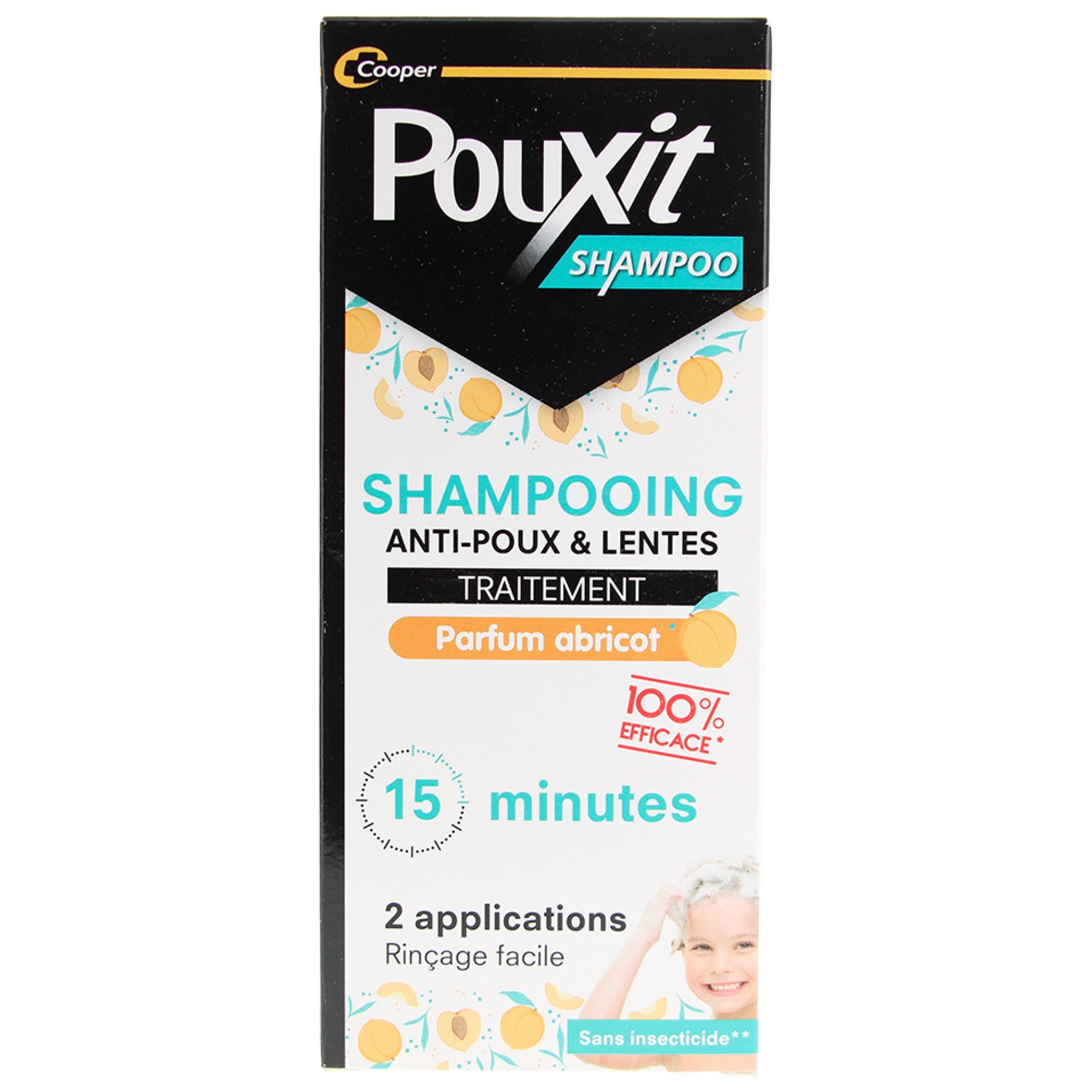 Pouxit Shampoo Gegen Läuse & Nissen Aprikose 4,8x6,8x16 cm