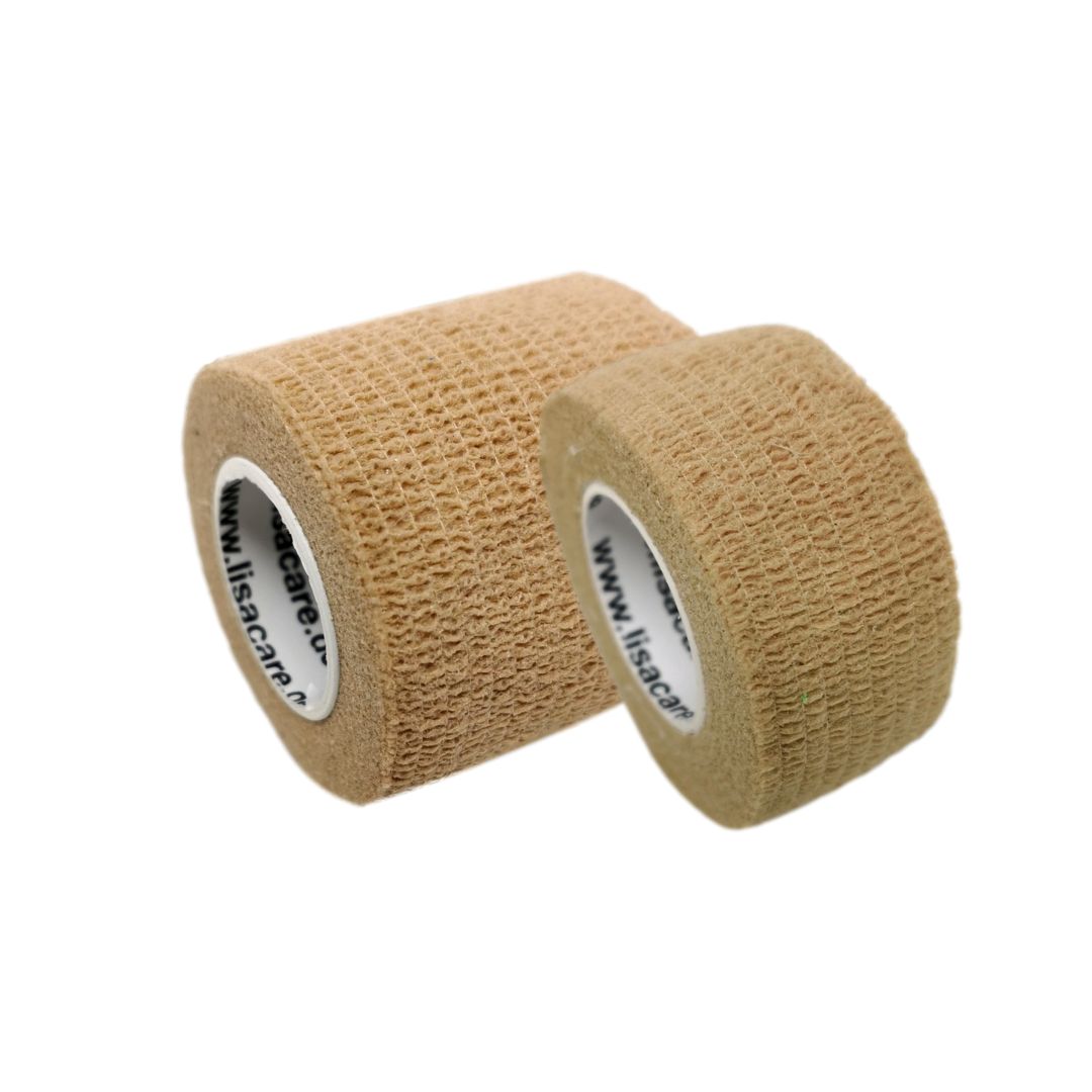 LisaCare selbstklebender Verband - 2,5cm & 5cm Beige 2 St Pflaster