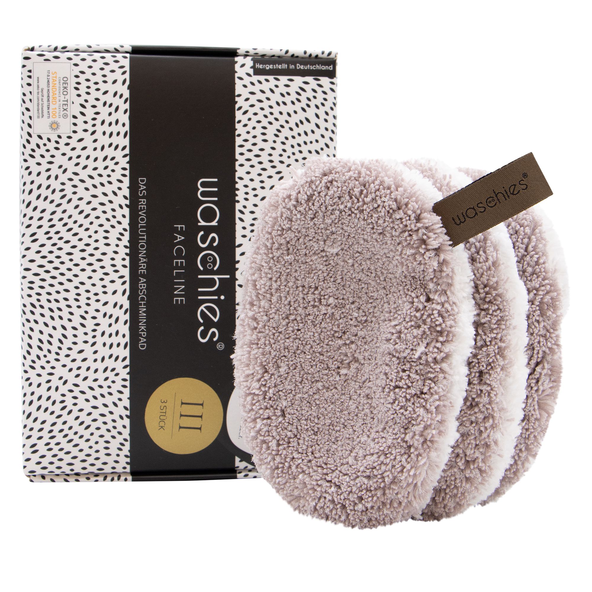wiederverwendbares Abschminkpads “Taupe-Edition” Set