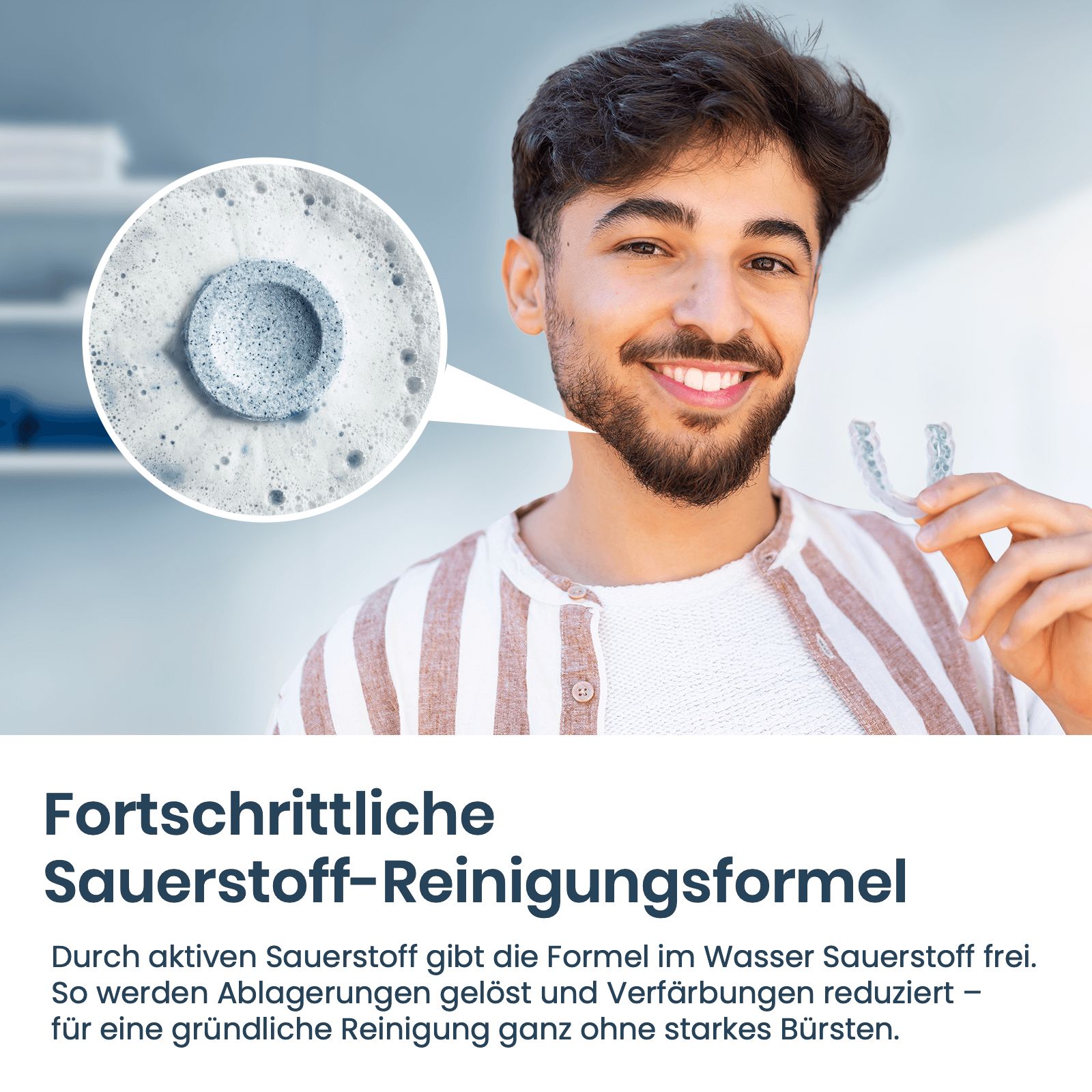 mfa® Reinigungstabletten für Zahnprothesen, Retainer & Aligner