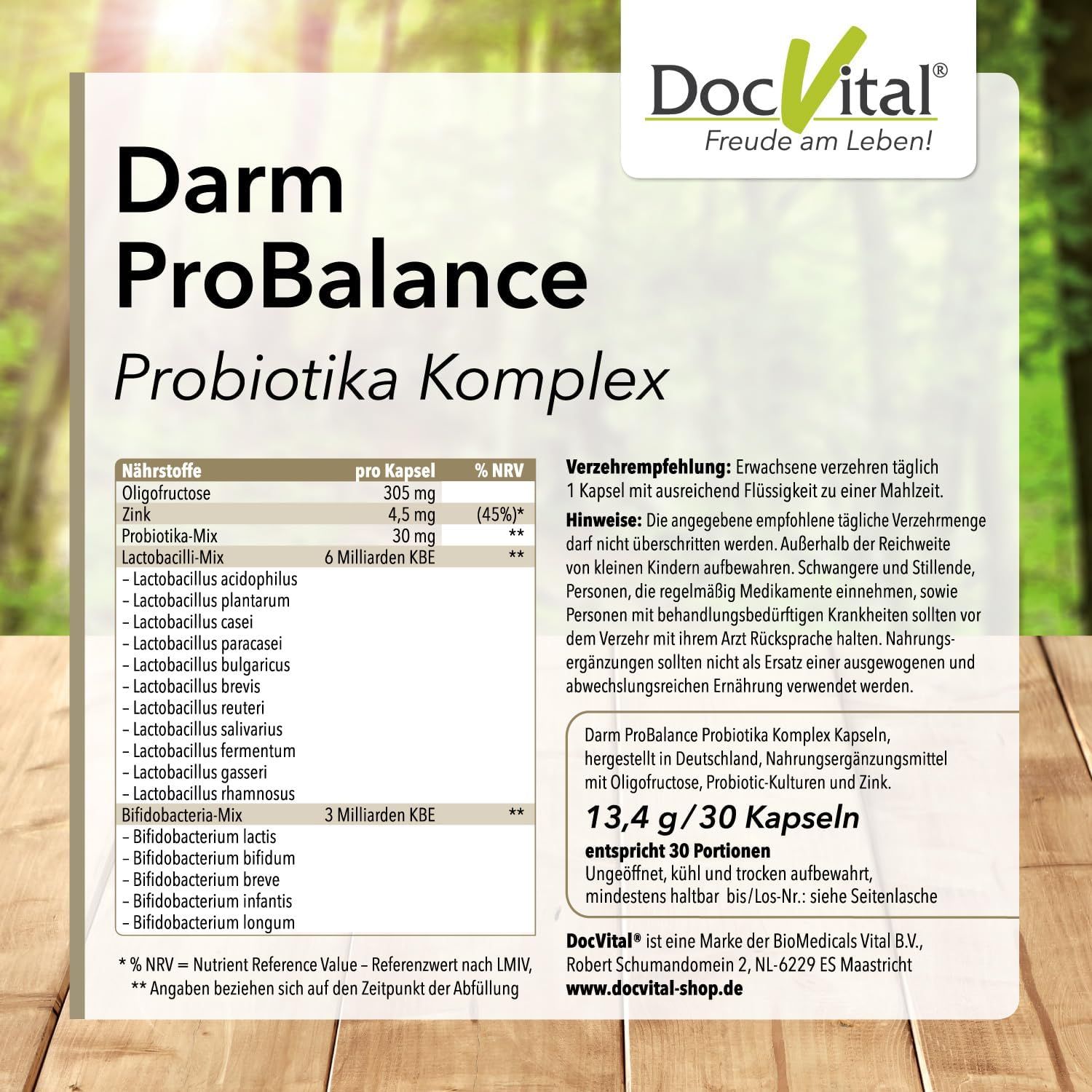 DocVital® Probiotika Darmflora Komplex