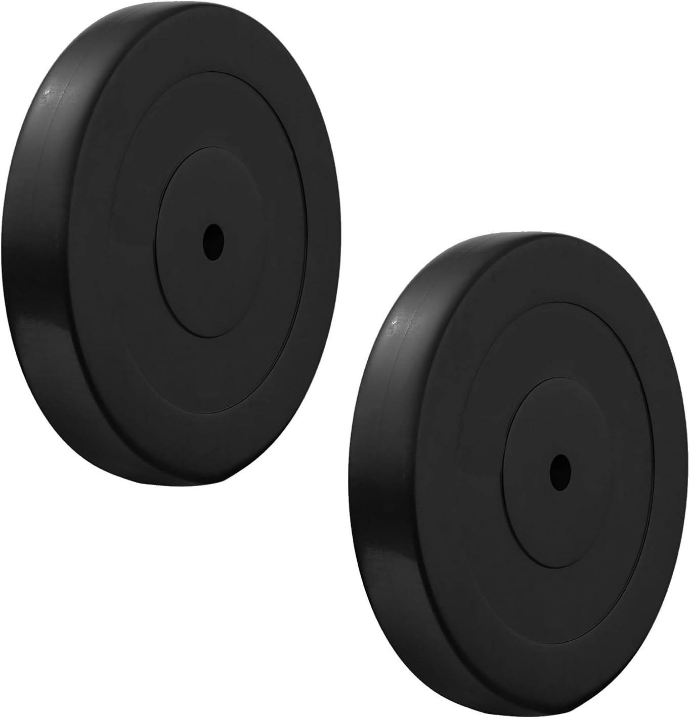 FFitness 2 DISCHI GOMMATI DA 5 KG PER BILANCIERE 30MM PIASTRE BUMPER MANUBRI FF