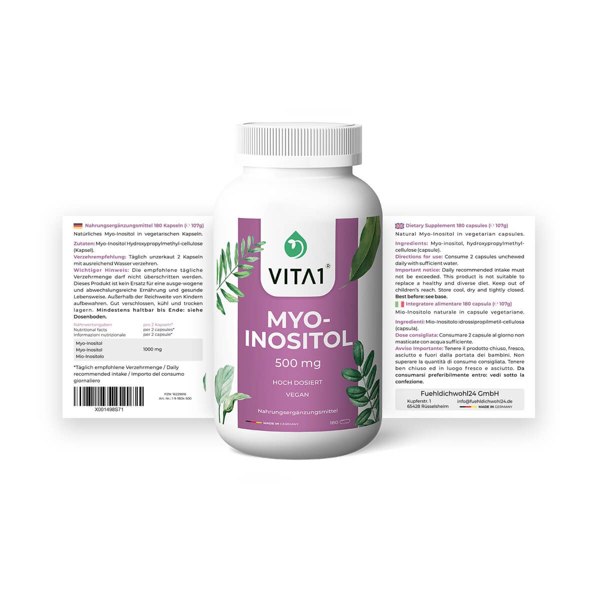 VITA1 Myo-Inositol, 500 mg