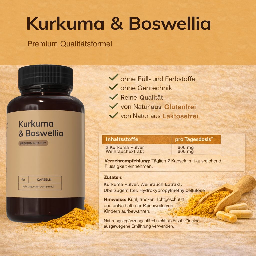 AGILE NOW Kurkuma und Boswellia