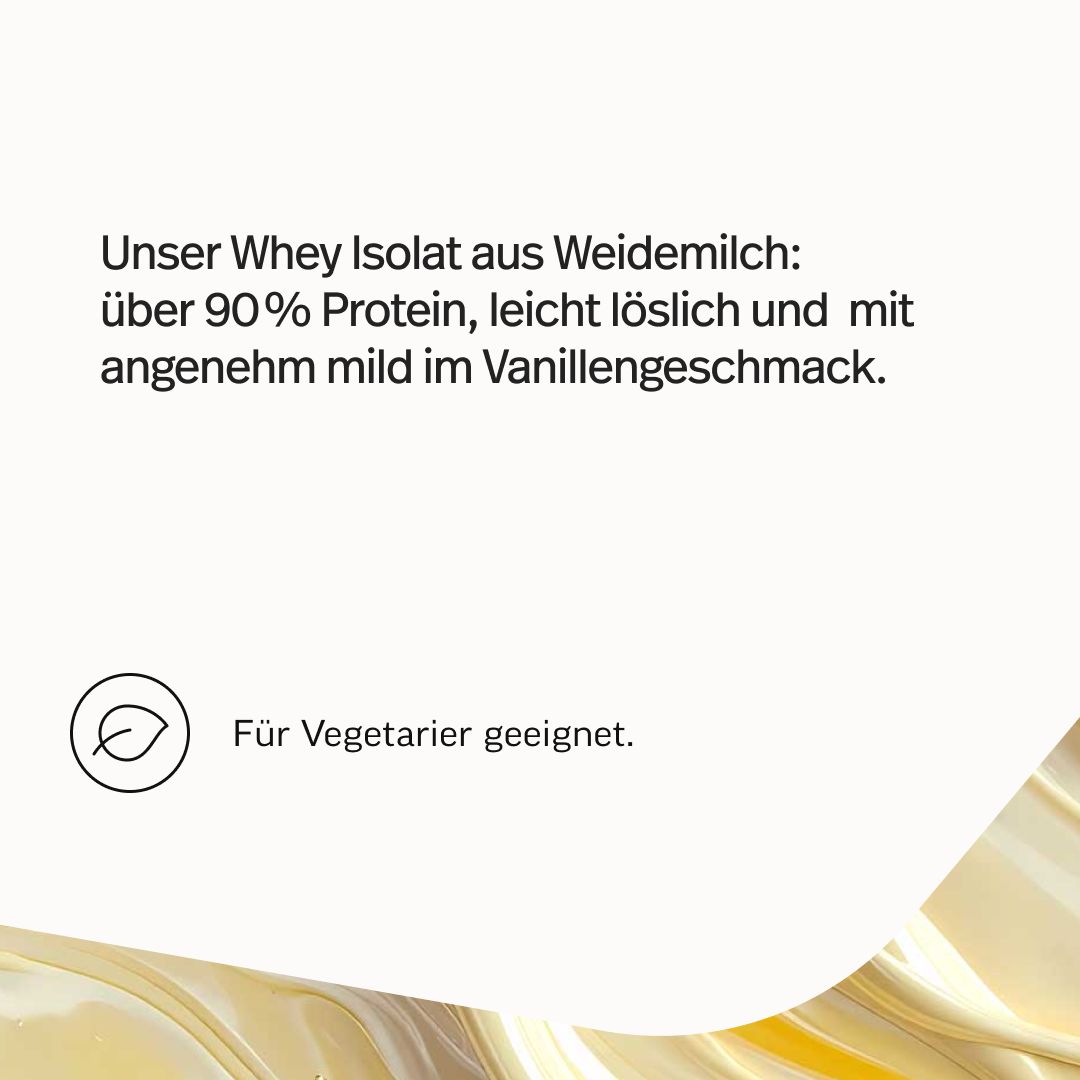 edubily® Whey Protein Isolat aus irischer Weidehaltung Vanille