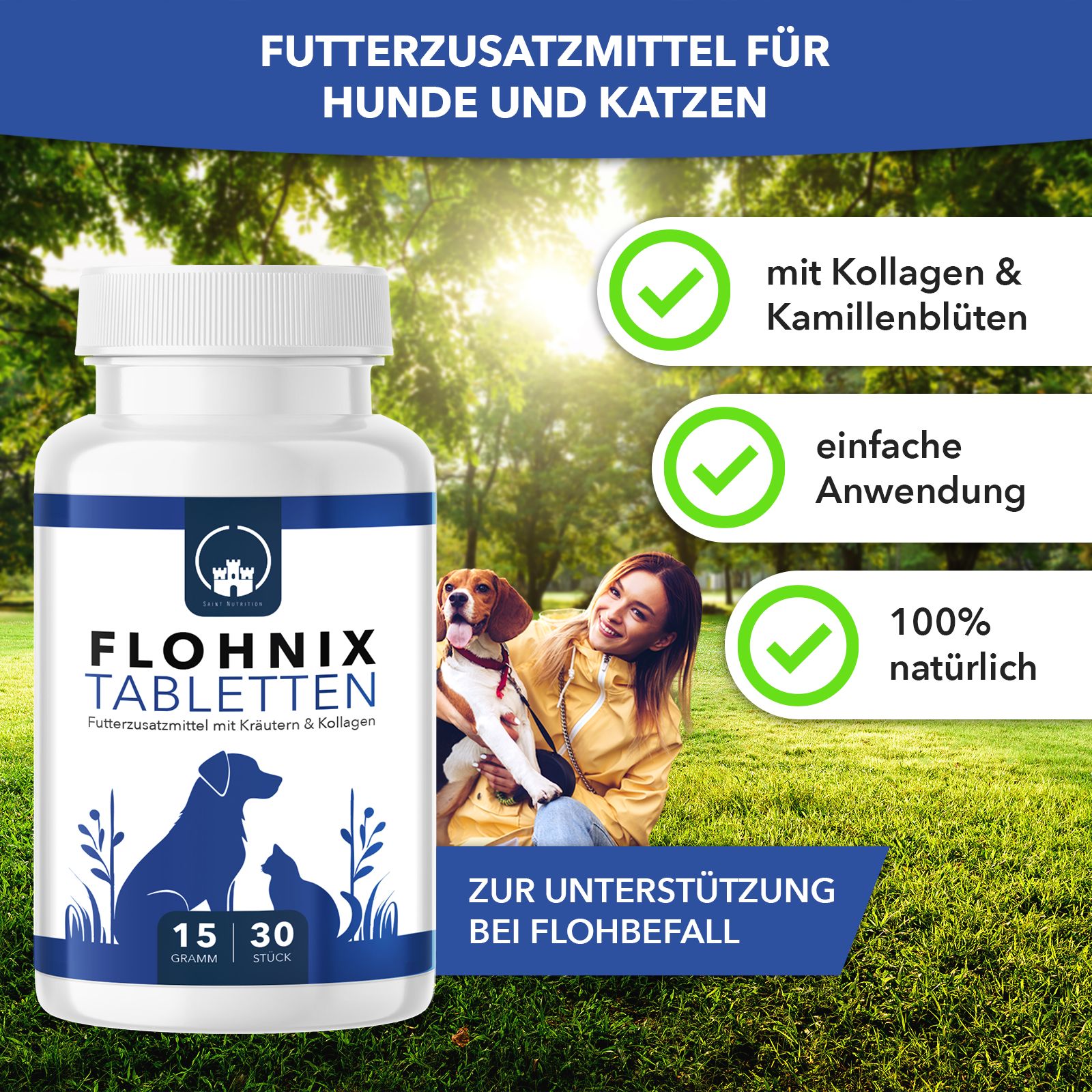 Saint Nutrition® | Läuse und Flöhe Presslinge