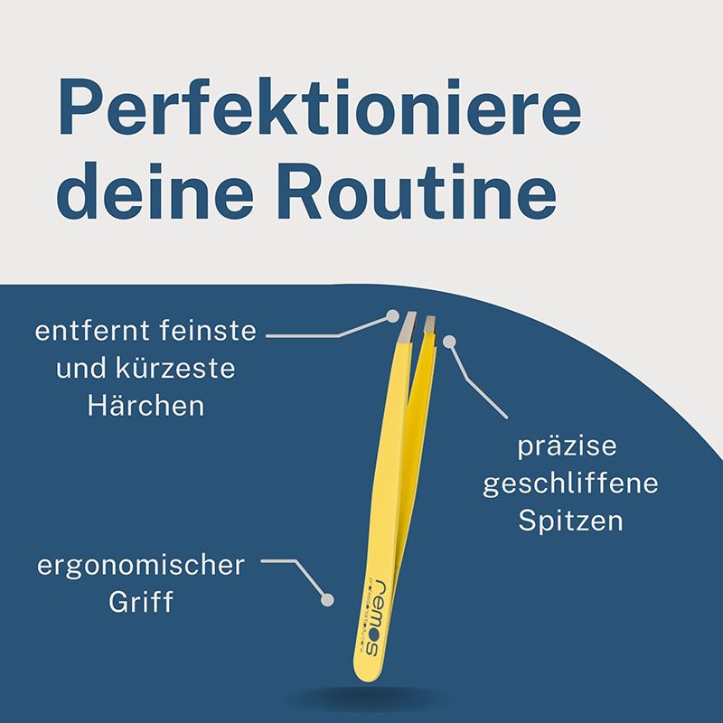 REMOS Augenbrauenpinzette schräg