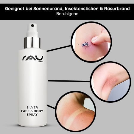 RAU Cosmetics Silver Face & Body Spray