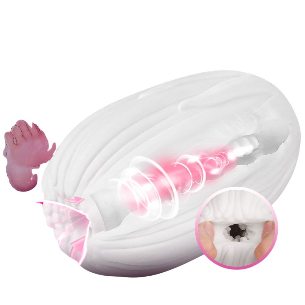 Pleasure Place - Weicher Silikon Masturbator für Männer - Kaktusform leicht zu reinigen