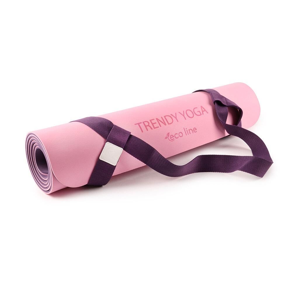 yogabox Eco Yogamatten Tragegurt - aubergine - 160 x 4 x 0,45 cm