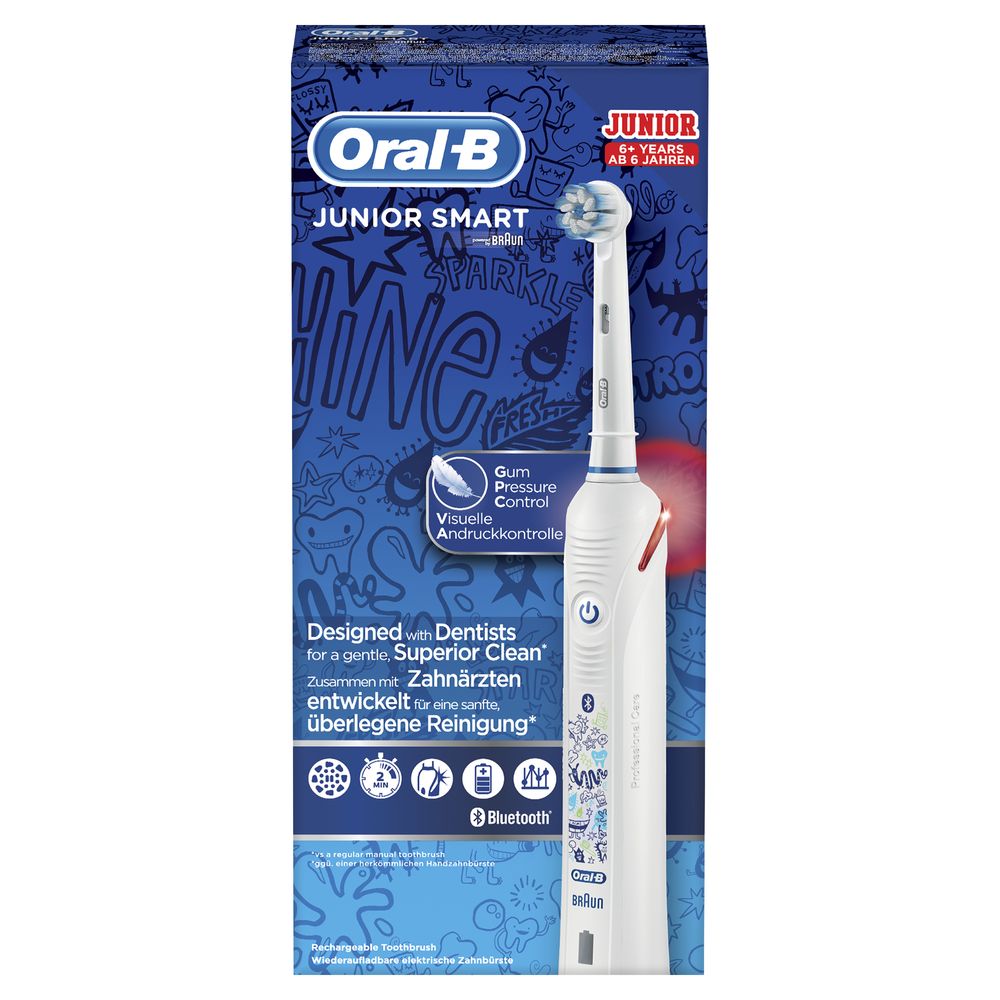 Oral-B - Elektrische Zahnbürste "Junior Smart" in Weiß