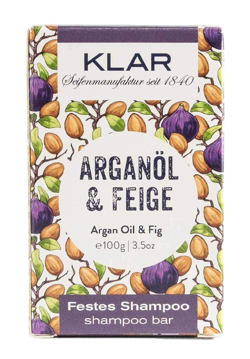 Klar Seifenmanufaktur Festes Shampoo Arganöl & Feige