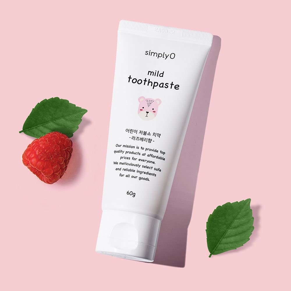 SIMPLYO Mild Raspberry Toothpaste