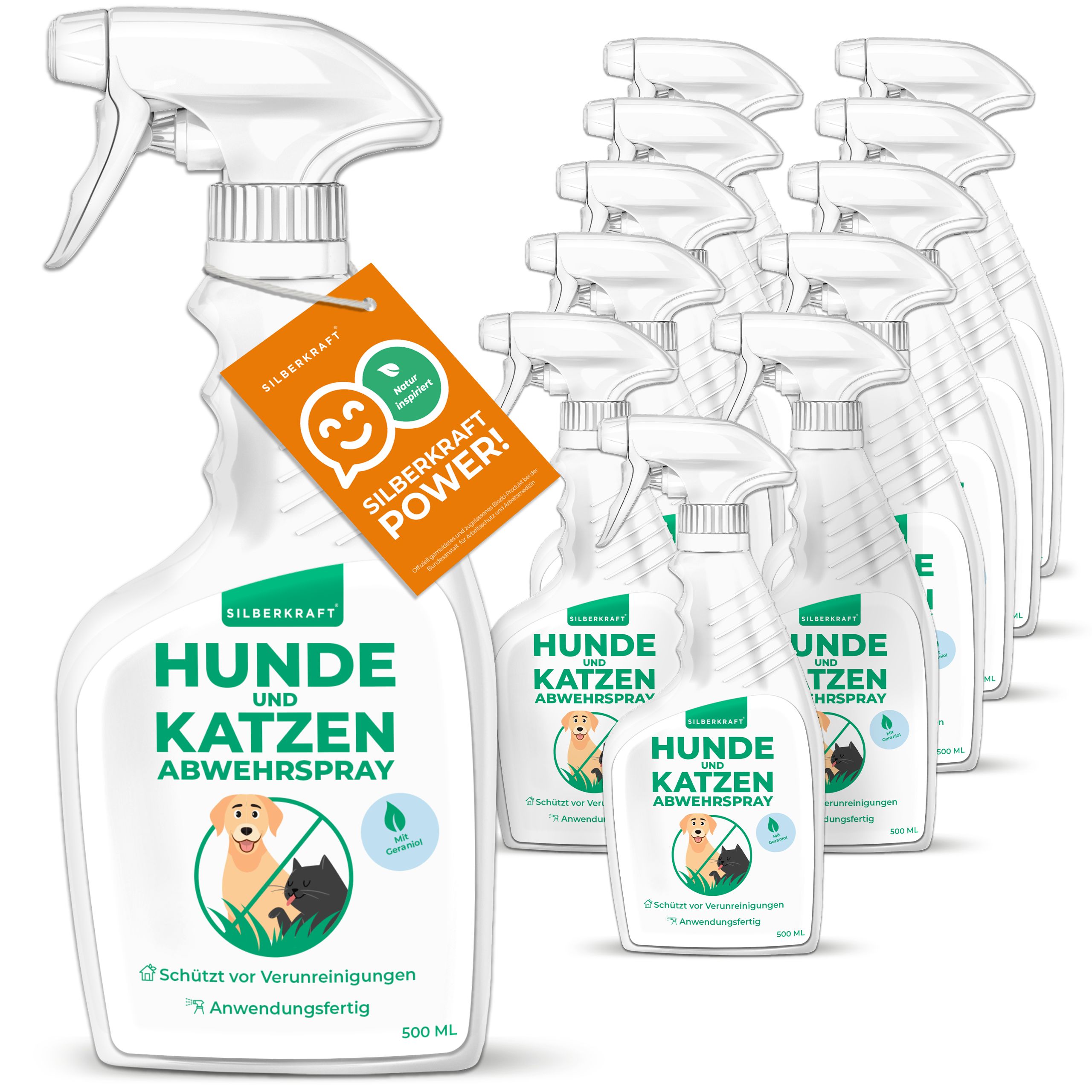SILBERKRAFT Hunde & Katzenabwehrspray