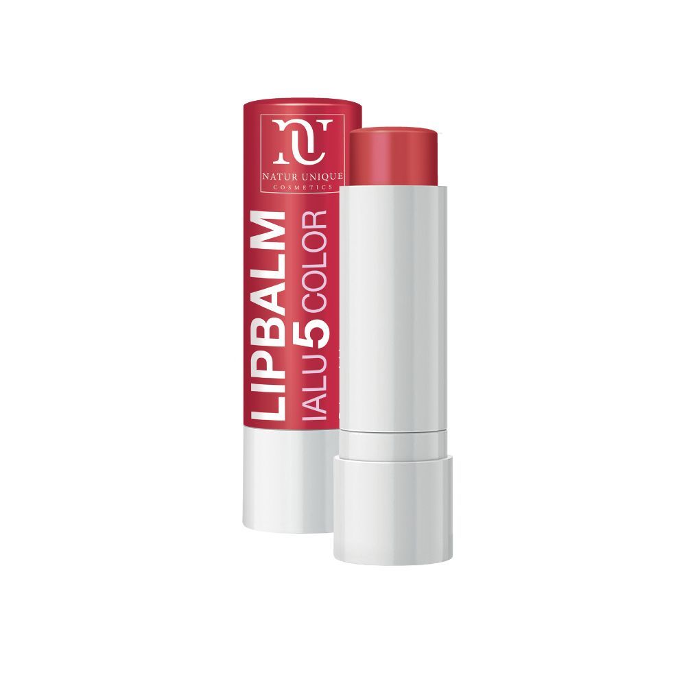LipBalm Ialu 5 Color ROSSO Balsamo Labbra Idratante 8 Ore Idratazione Natur Unique