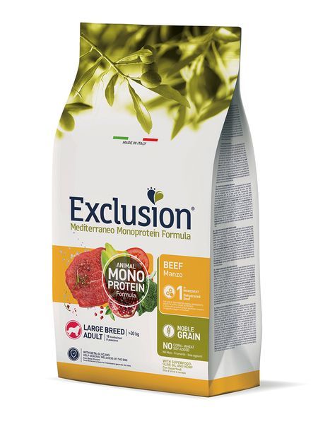 Exclusion Mediterraneo Noble Grain Adult Rind für Hunde