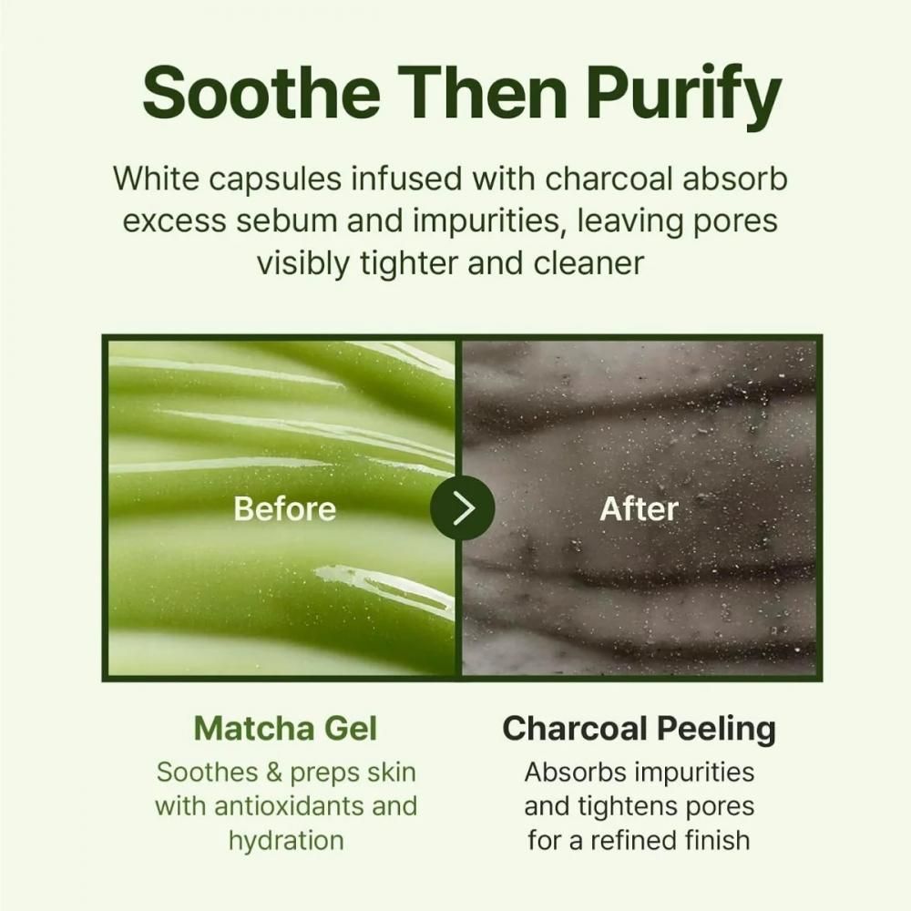 CENTELLIAN24 Madeca Matcha Toning Peeling Gel – Peeling-Gel mit Grüntee und Aktivkohle