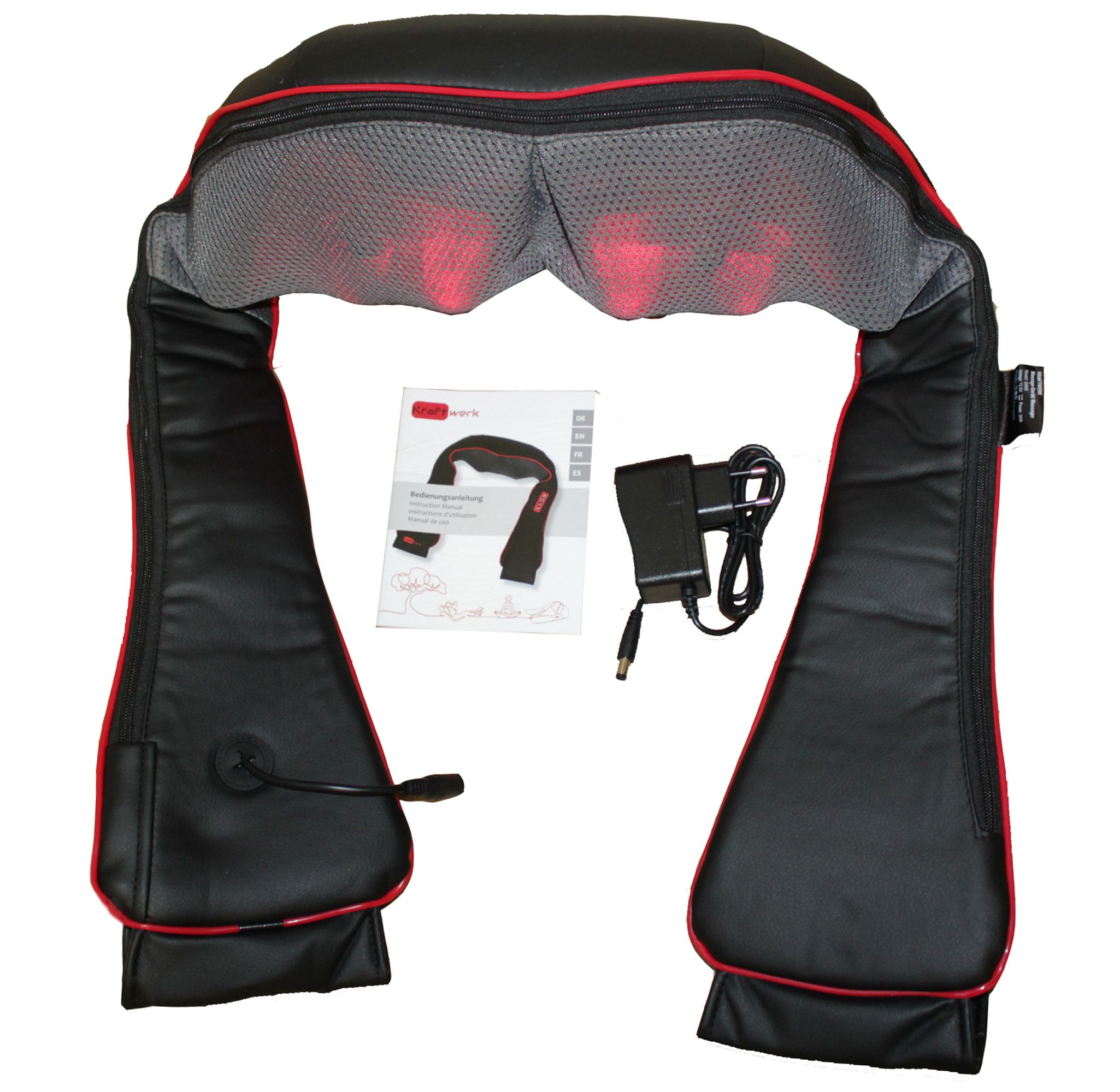 axion® kabelloses Shiatsu-Massagegerät für Nacken, mit Infrarot-Wärmefunktion, Nackenmassage