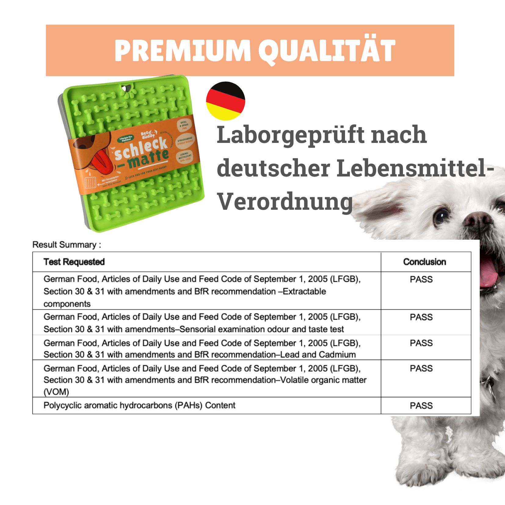 BeG Buddy Leckmatte für Hund & Katze