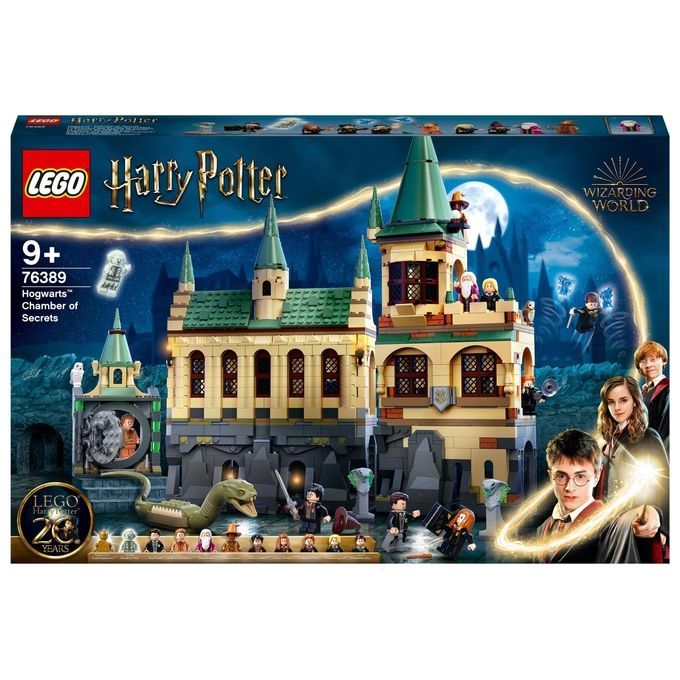 LEGO Harry Potter 76389 La Camera dei Segreti di Hogwarts, Castello Giocattolo Modulare con Sala Gr