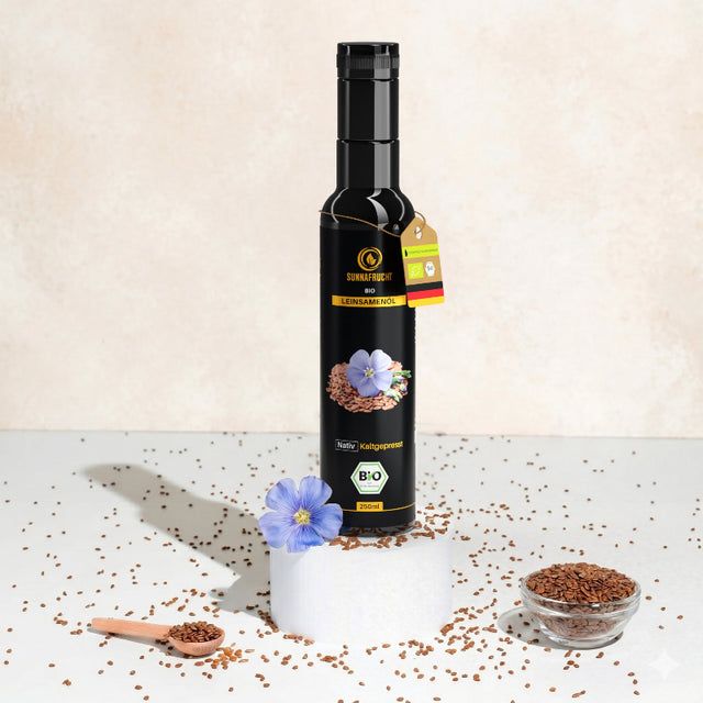 Sunnafrucht® Premium BIO Leinsamenöl kaltgepresst 250 ml