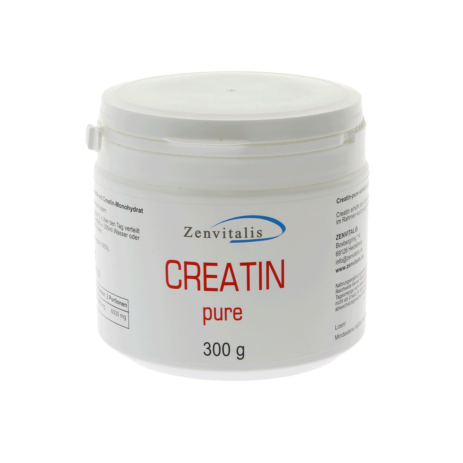 Zenvitalis Creatin Pur - 300g 300 g Pulver