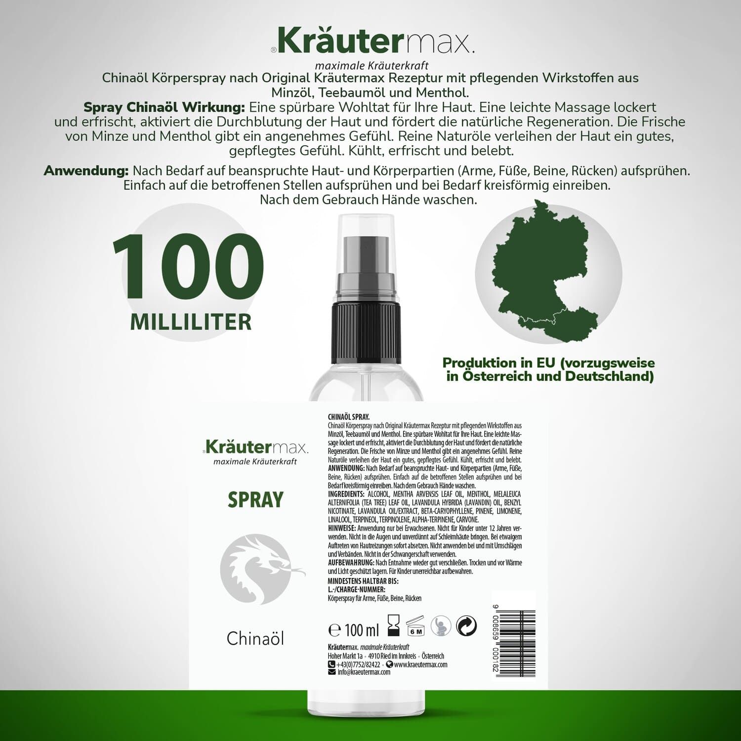 Kräutermax Chinaöl Spray