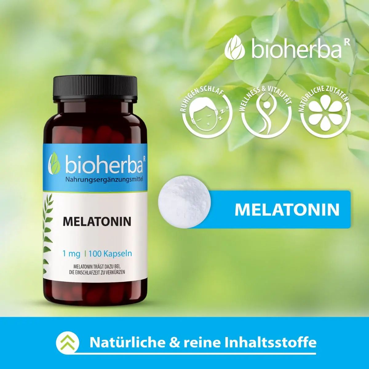 Bioherba Melatonin Kapseln