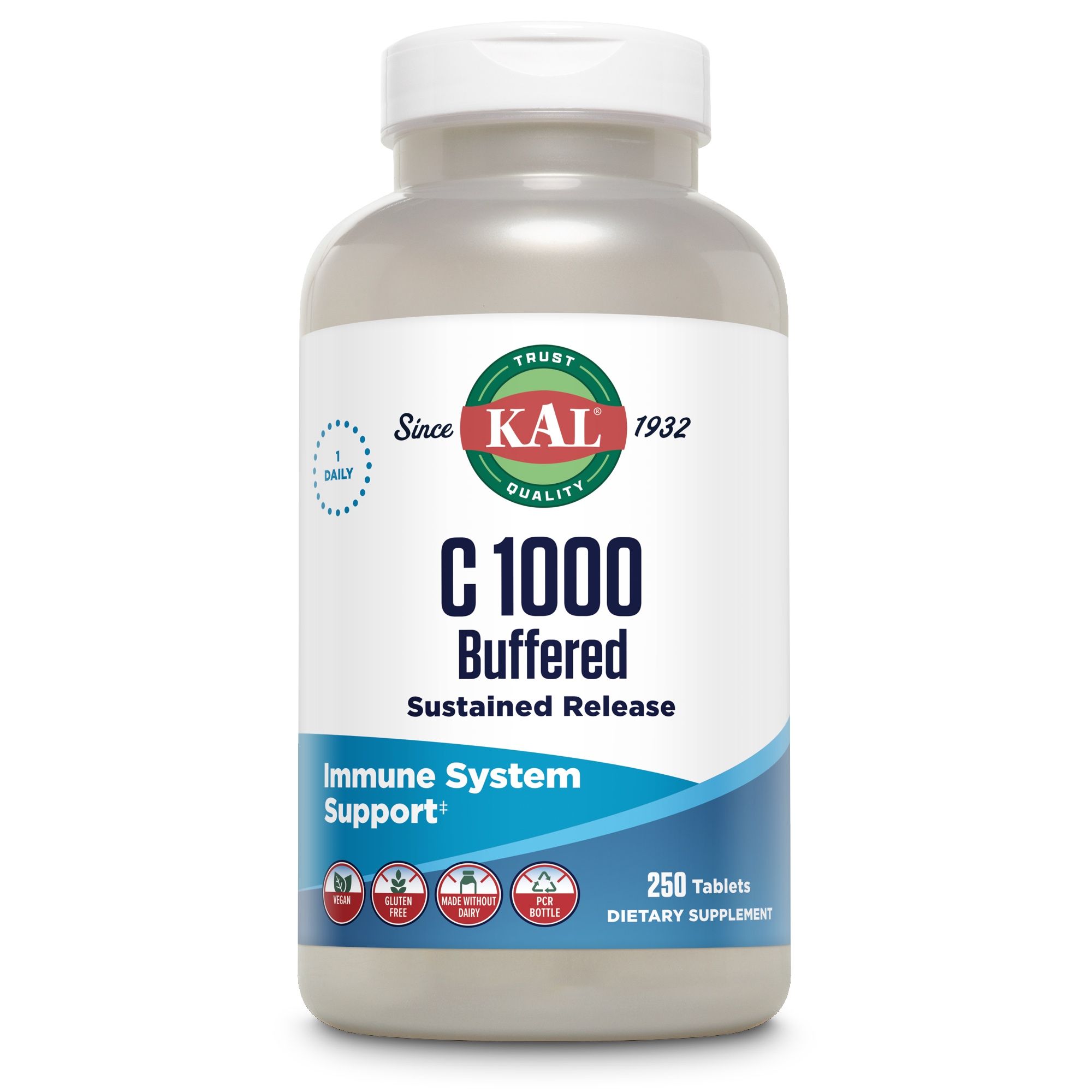 KAL Vitamin C 1000 gepuffert 250 St Tabletten