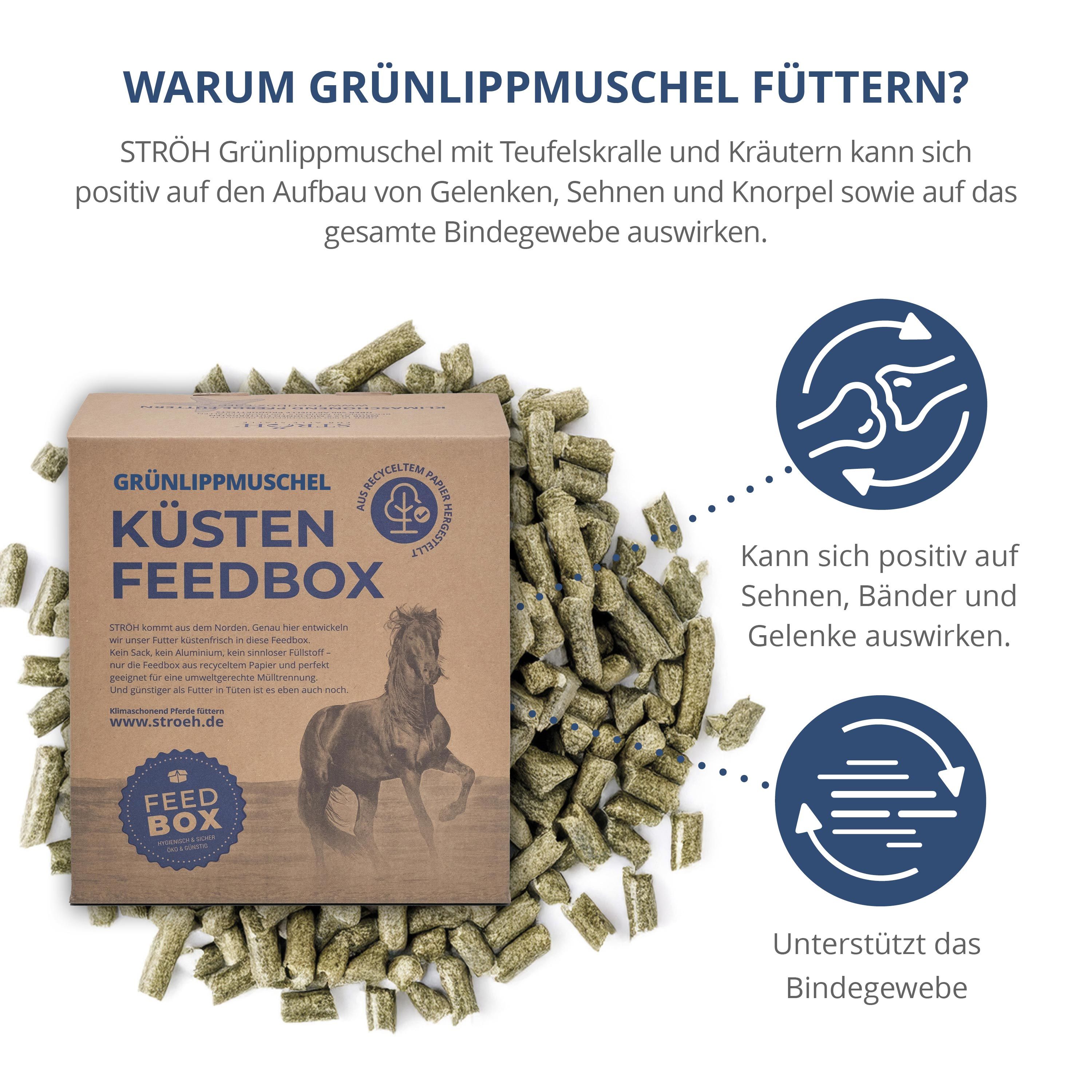 STRÖH Grünlippmuschel veredelt  Feedbox