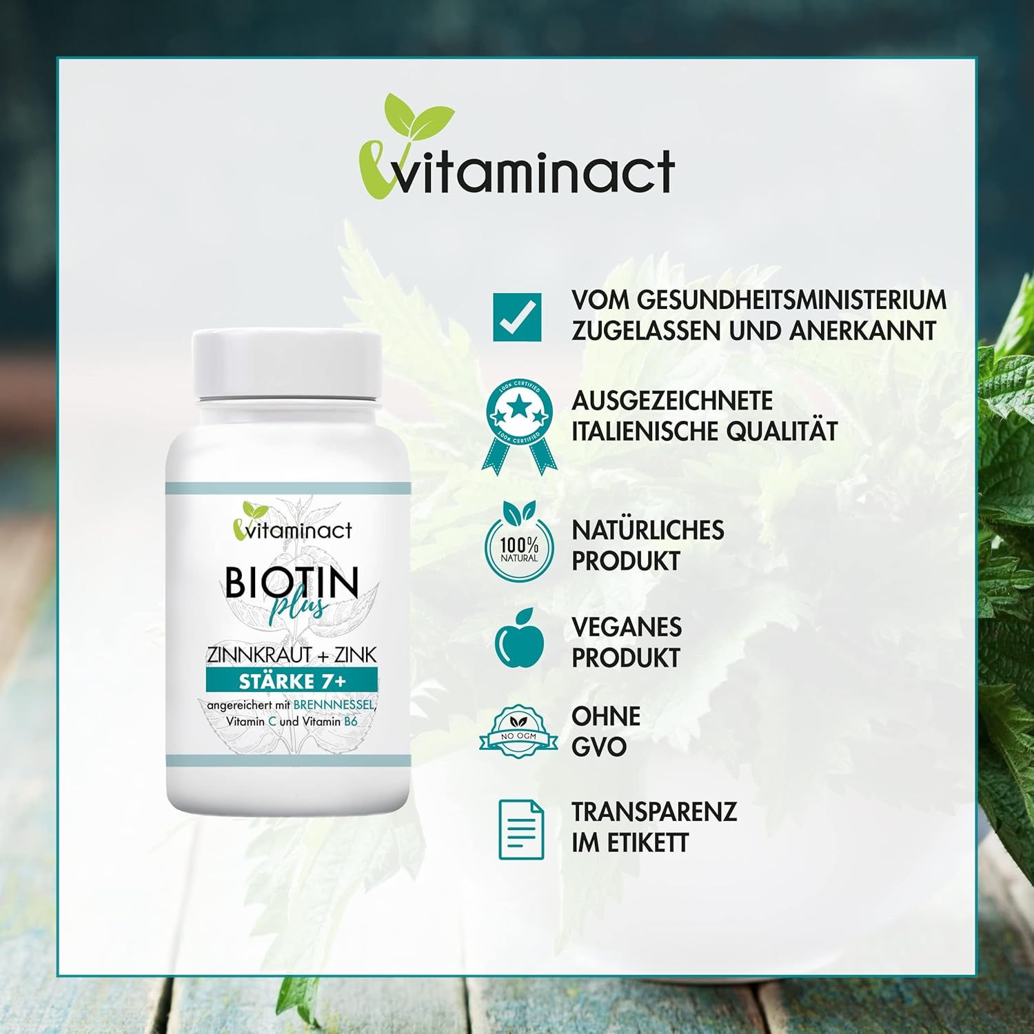 Vitaminact Biotin Plus Tablette