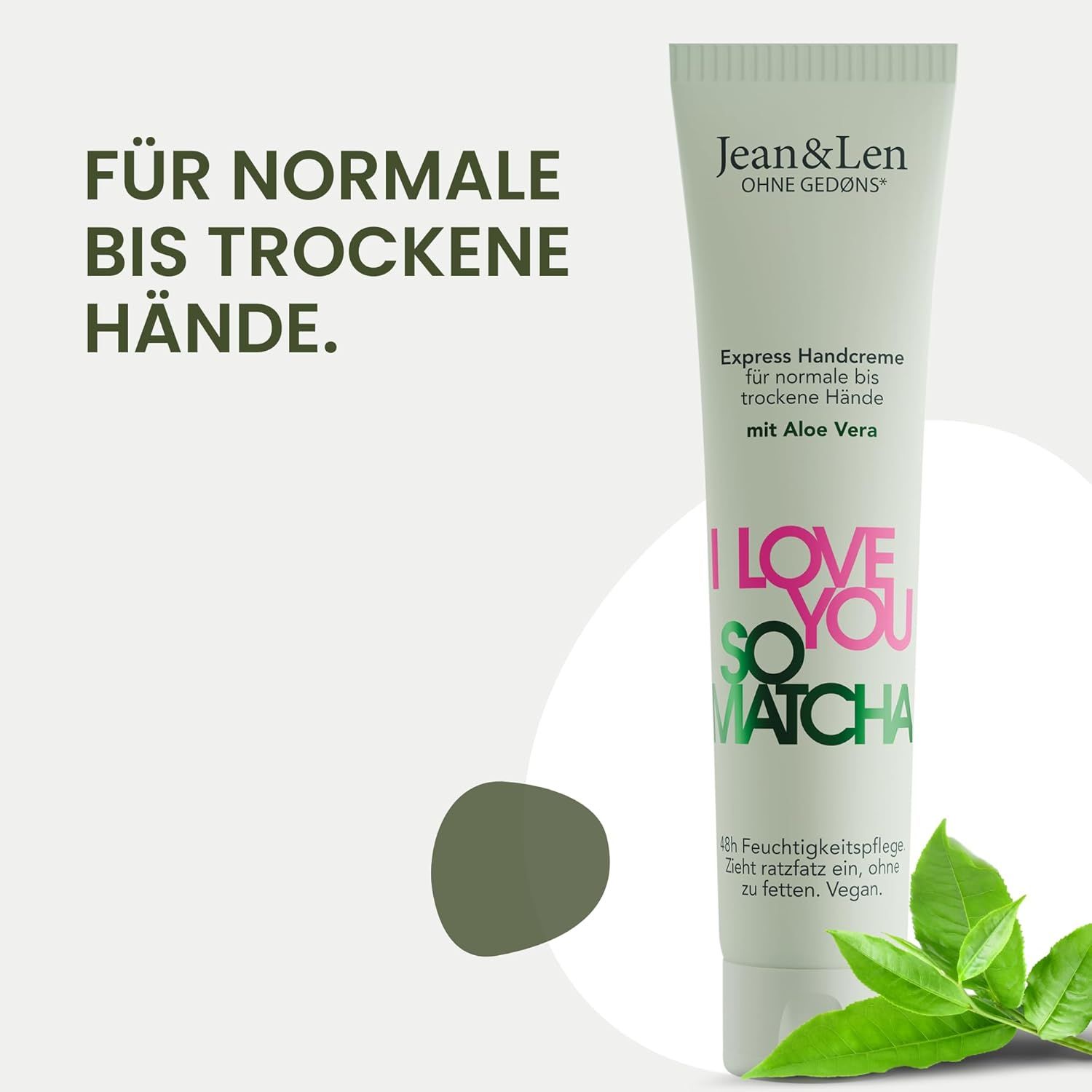 Jean & Len Handcreme I Love You So Matcha