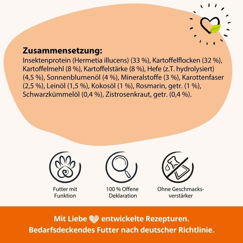 BugBell Trockenfutter SkinHero - Fellpflege & Parasitenabwehr