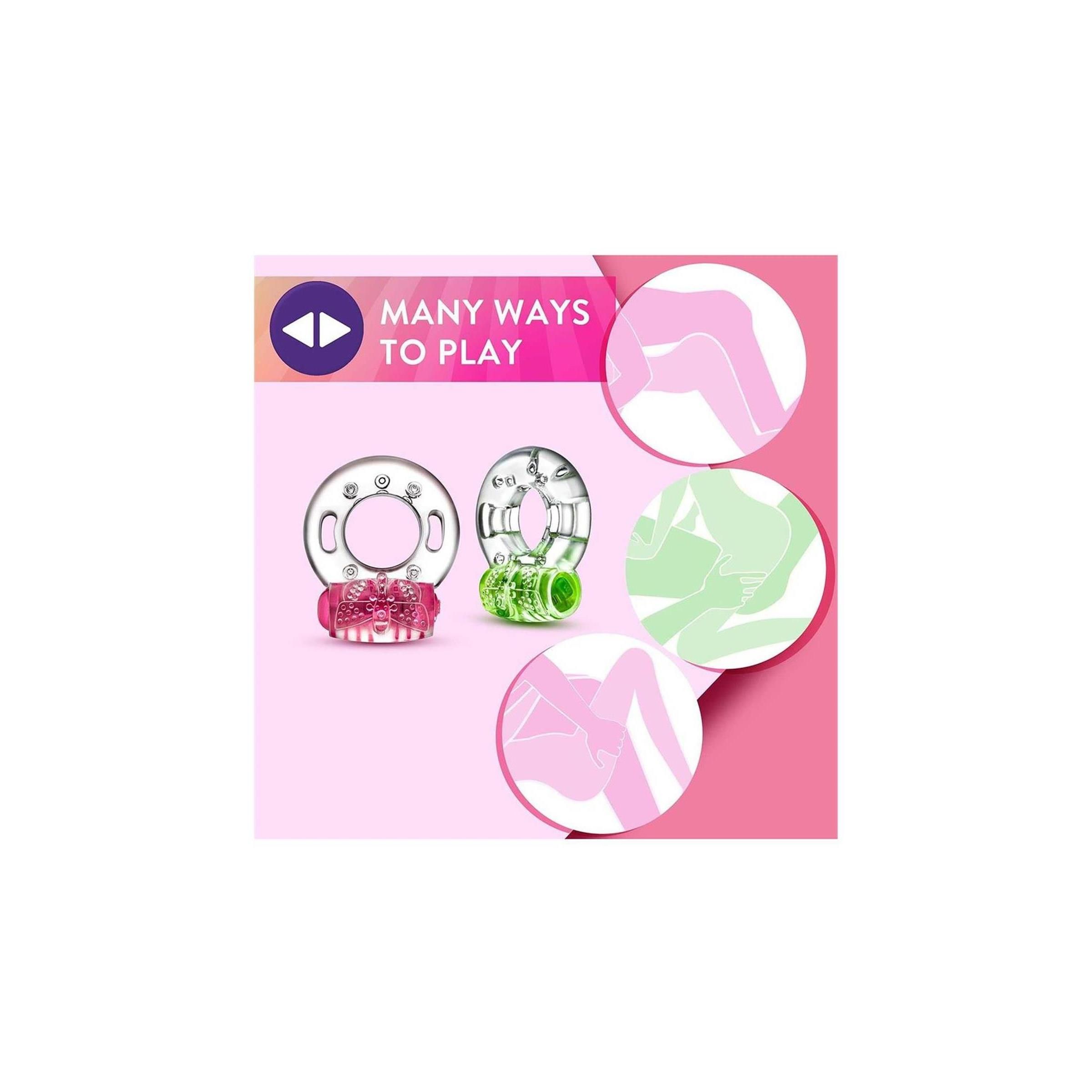 Blush - PLAY WITH ME AROUSER VIBRATING C-RING GREEN