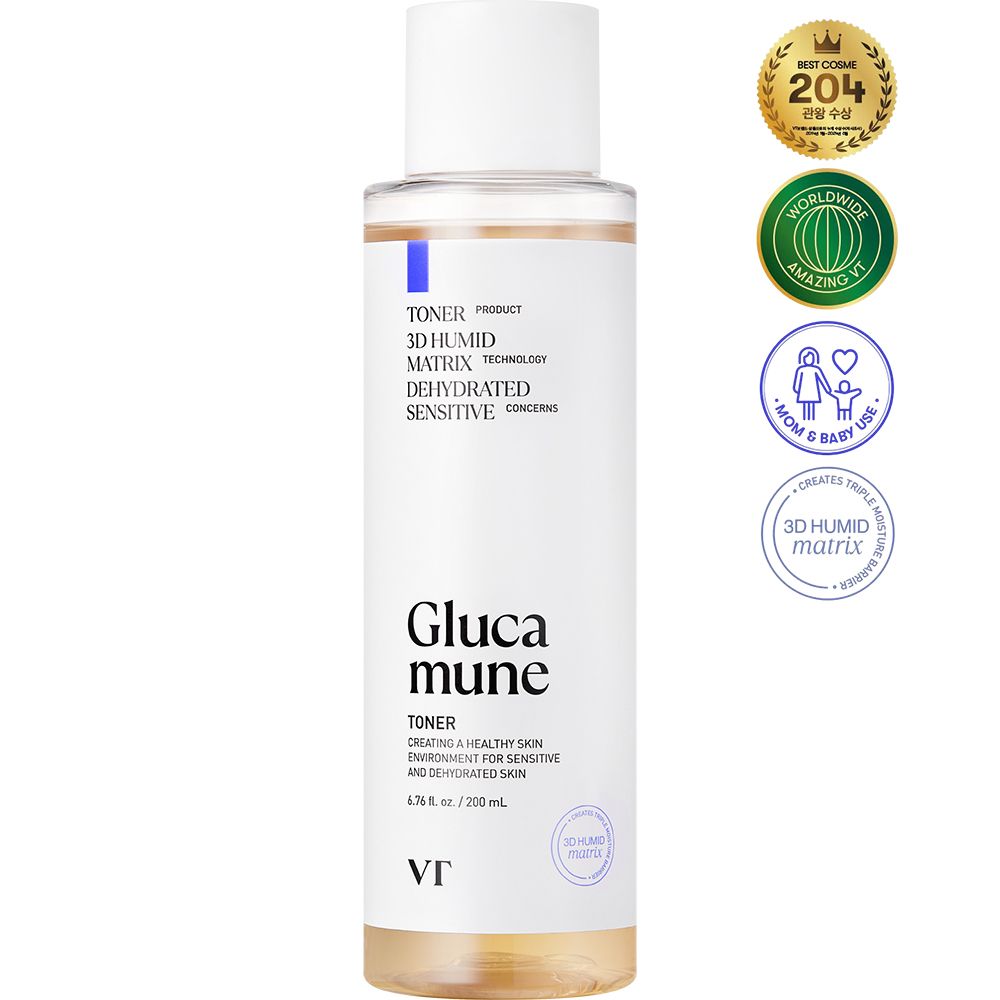 VT Cosmetics Glucamune Toner Stärkendes Gesichtswasser 150 ml Tonikum