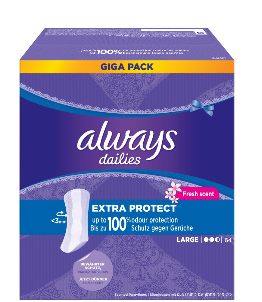 always - Gigapack Slipeinlage "Extra Protect Fresh Large"