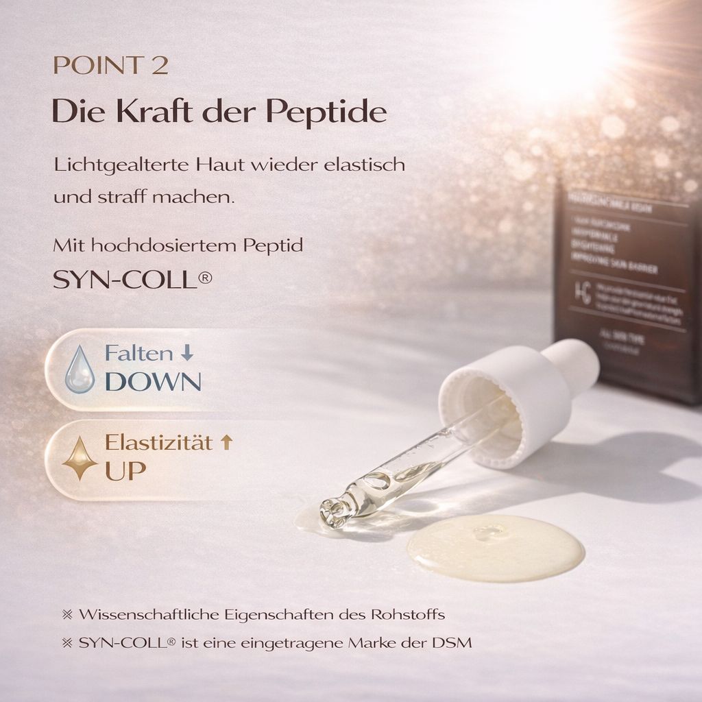 HARAMOON Anti-Photoaging Peptide Serum-Intensives Serum gegen licht- und hitzebedingte Hautalterung